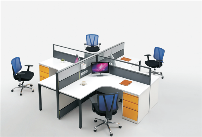 LK013 60厚+30厚鋼架屏風(fēng)系列職員臺