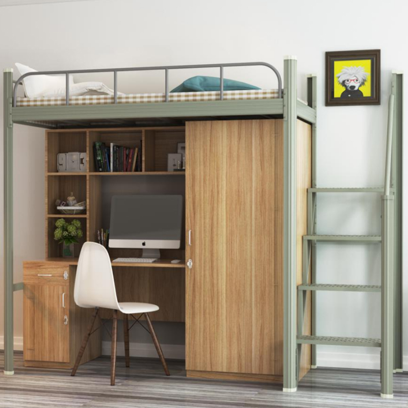 帶側梯學生公寓床01